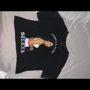 Cropped Selena Black Shirt